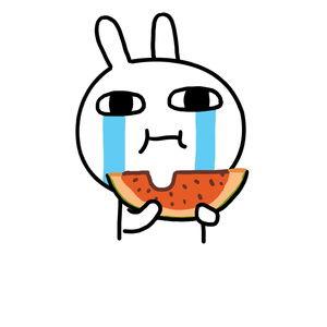 恶搞兔吃瓜动态,笑料横生，网友直呼“太解压”